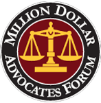 Million Dollar Advocates Forum Badge